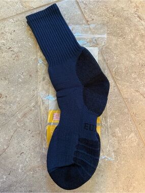 EURO Socks Men’s Outdoor & Working Crew Hiking Socks Navy NWT